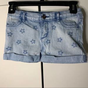 Osh Kosh Stitched Star Cuffed Denim Shorts